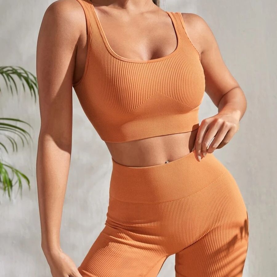 Yoga Shorts & Top Set — Luna Forza activewear set, view 12