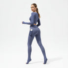 Seamless Leggings with Side Pockets — Luna Forza seamless leggings, view 5