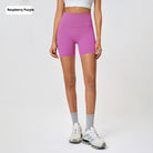 Naked-Feel Yoga Shorts — Luna Forza yoga shorts, view 19
