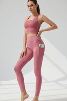 Seamless Leggings with Side Pockets — Luna Forza seamless leggings, view 10