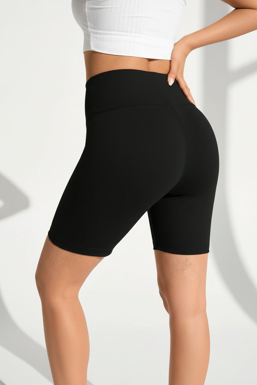 High-Waist Butt-Lift Bike Shorts — Luna Forza bike shorts, view 8