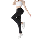 Tummy-Control Bootcut Cropped Pants — Luna Forza shaping leggings, view 4