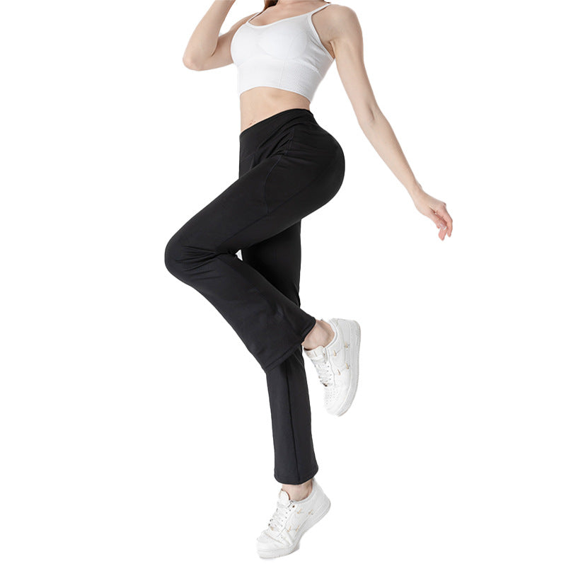 Tummy-Control Bootcut Cropped Pants — Luna Forza shaping leggings, view 4
