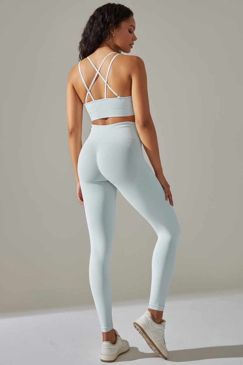 High-Waist Sculpt Pants Set — Luna Forza activewear set, view 4