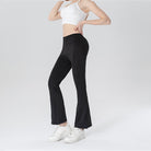 Tummy-Control Bootcut Cropped Pants — Luna Forza shaping leggings, view 2