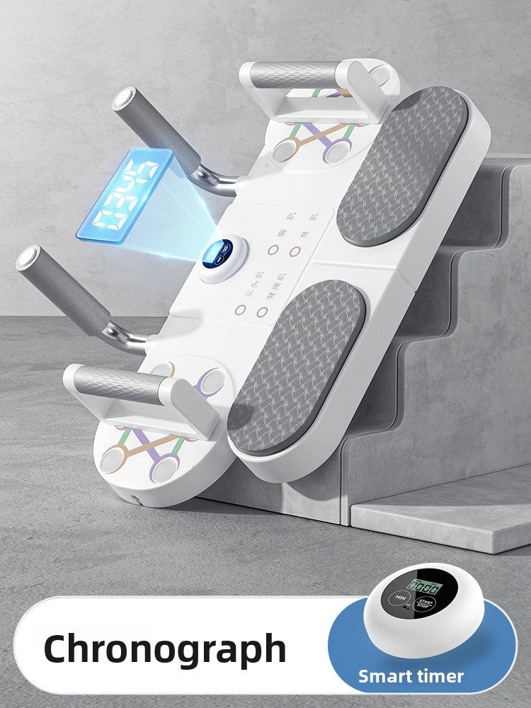 Plank Trainer & Push-Up Board with Timer — Luna Forza home gym equipment, view 6