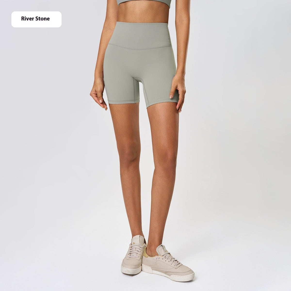 Naked-Feel Yoga Shorts — Luna Forza yoga shorts, view 21
