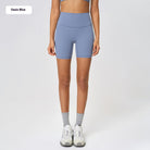Naked-Feel Yoga Shorts — Luna Forza yoga shorts, view 8