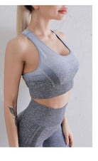 Colour-Block Yoga Sports Bra — Luna Forza sports bra, view 5