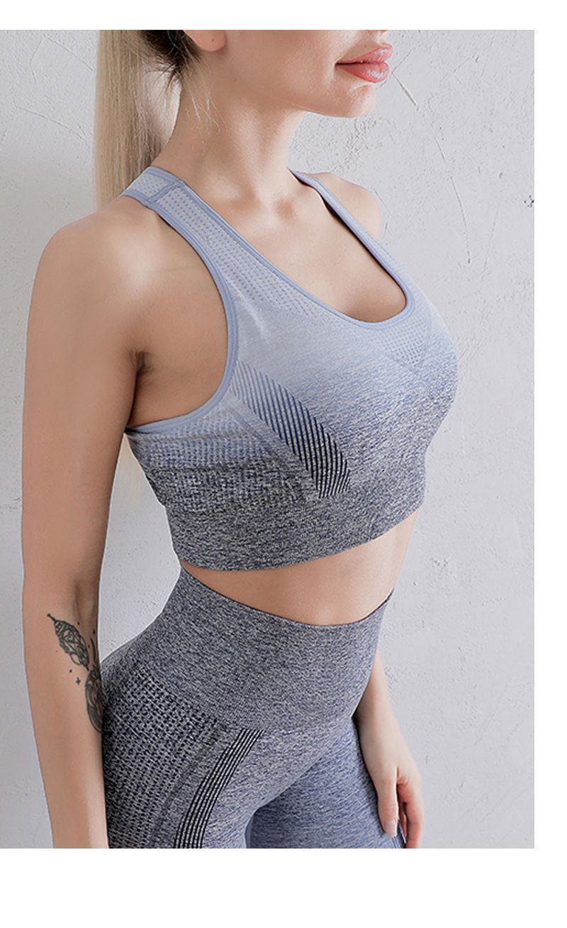 Colour-Block Yoga Sports Bra — Luna Forza sports bra, view 5