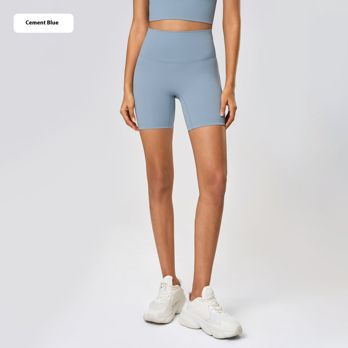 Naked-Feel Yoga Shorts — Luna Forza yoga shorts, view 3