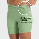 Naked-Feel Yoga Shorts — Luna Forza yoga shorts, view 4