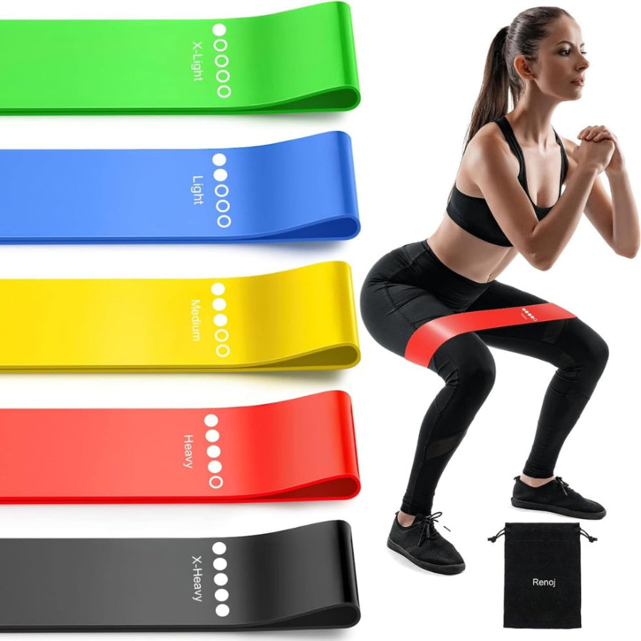 5-Pack Resistance Bands Set — Luna Forza home gym equipment, view 2